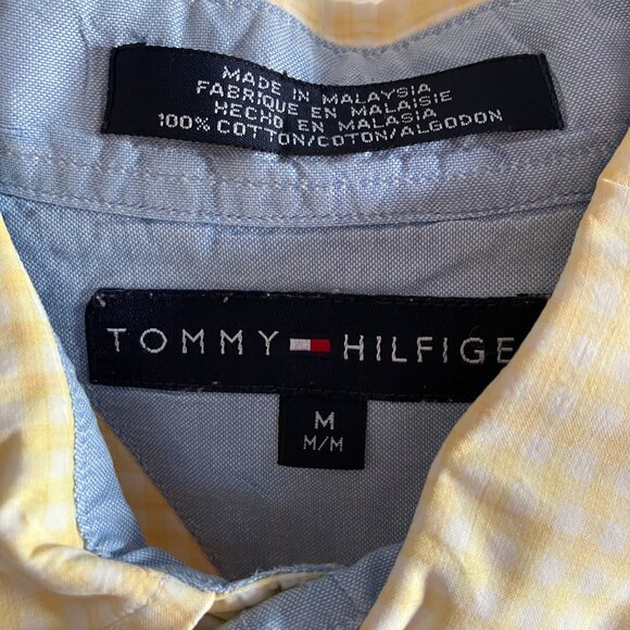 Lot of Tommy Hilfiger Button Down Shirts Size Medium 80's Style. - Picture 3 of 12